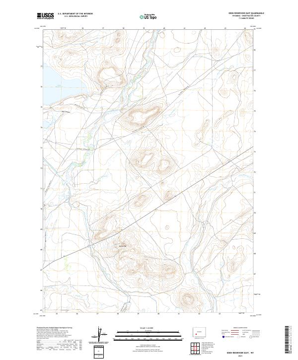 Eden Reservoir East topographic map thumbnail
