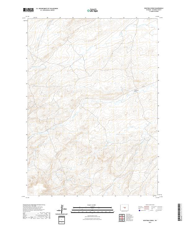 Eightmile Draw 2021 topographic map thumbnail