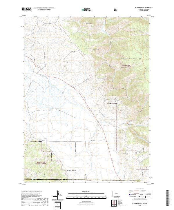 Elkhorn Point topographic map thumbnail