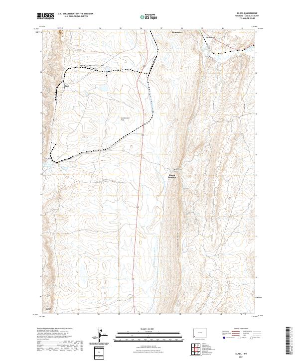 Elkol 2021 topographic map thumbnail