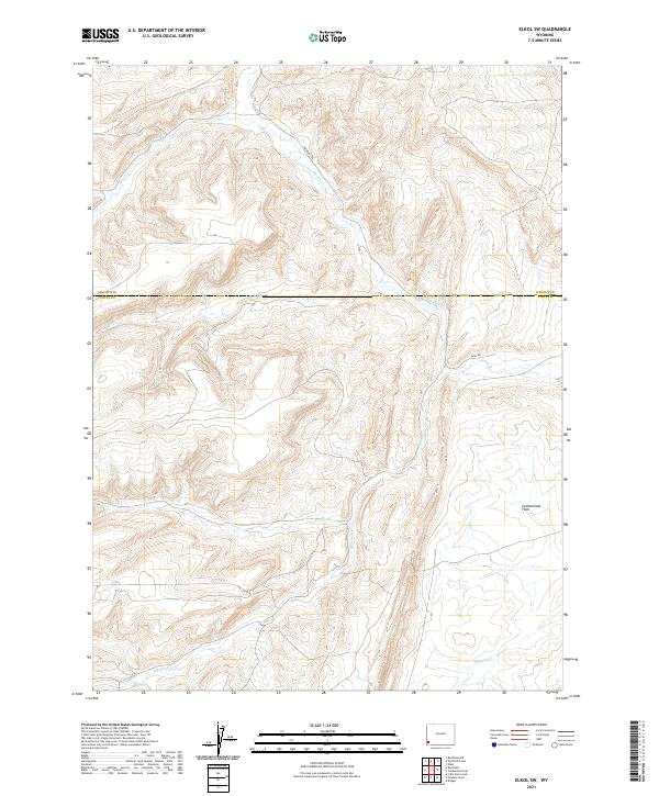Elkol SW topographic map thumbnail