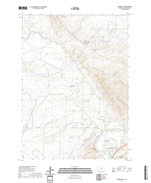 Emigrant Gap topographic map thumbnail