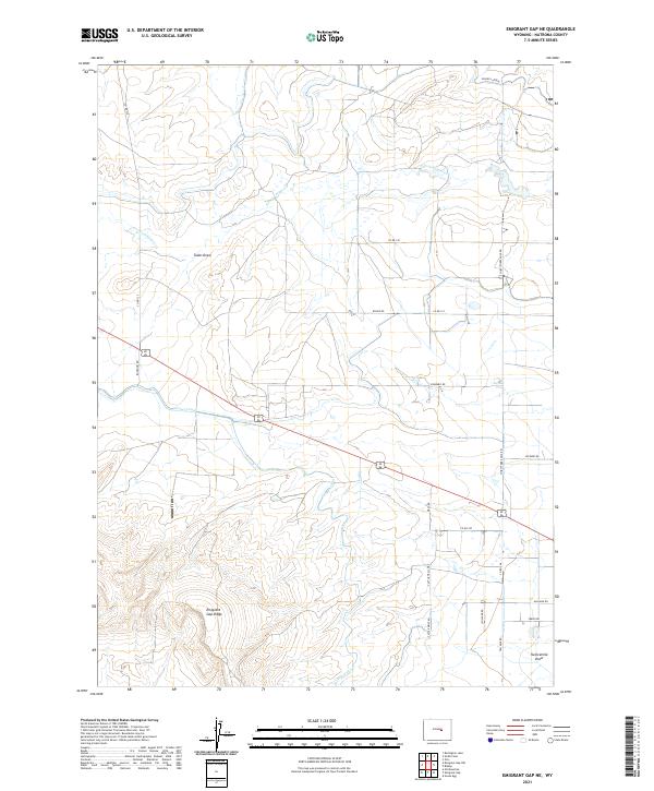 Emigrant Gap NE topographic map thumbnail