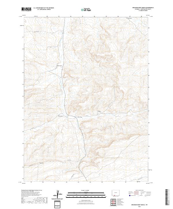 Erickson-Kent Ranch 2021 topographic map thumbnail