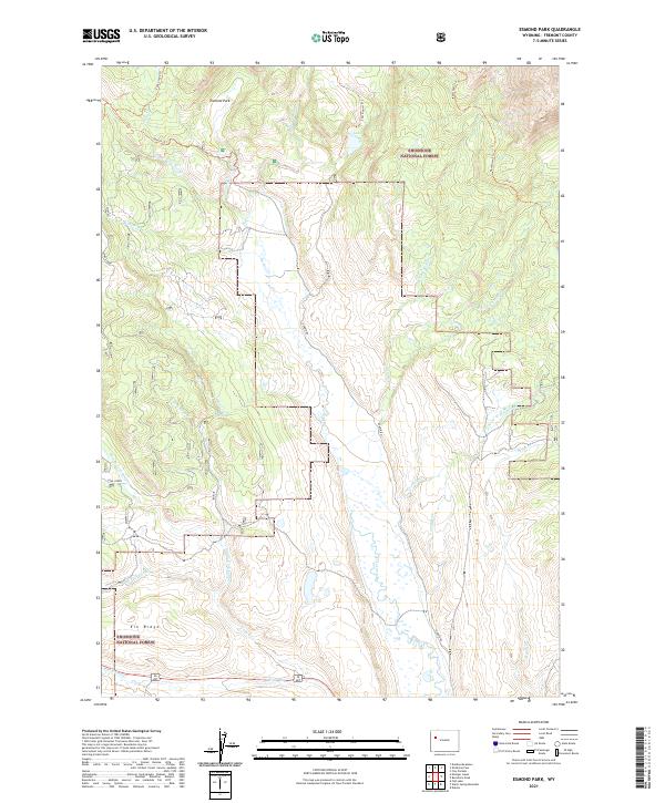 Esmond Park topographic map thumbnail