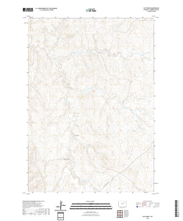 Fats Draw topographic map thumbnail