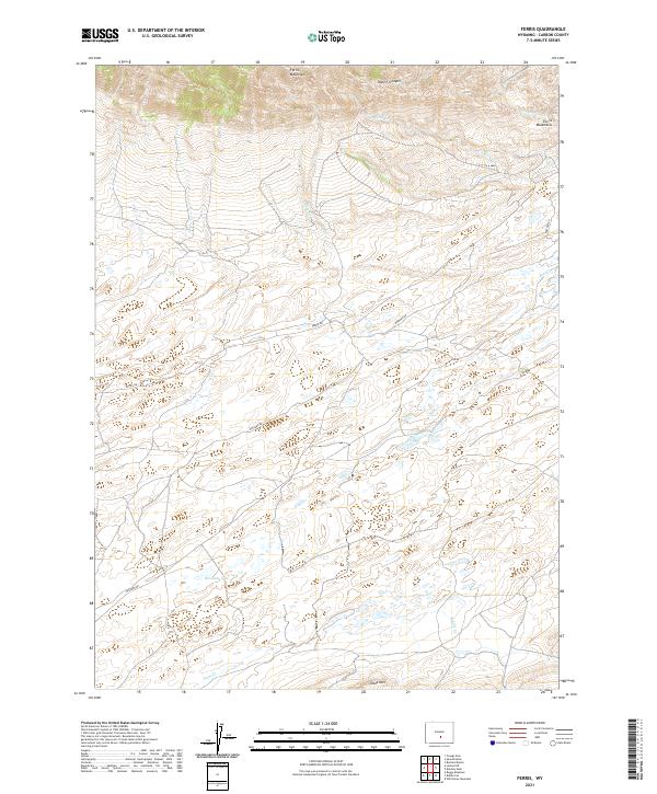 Ferris topographic map thumbnail