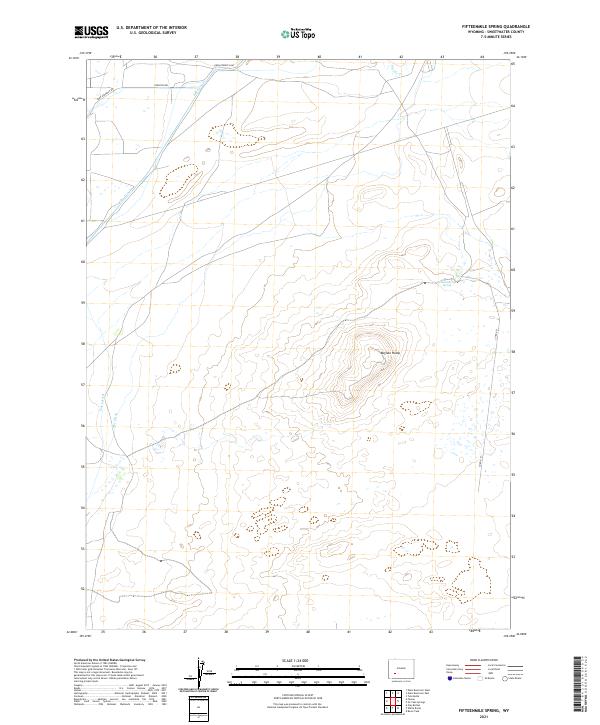 Fifteenmile Spring topographic map thumbnail