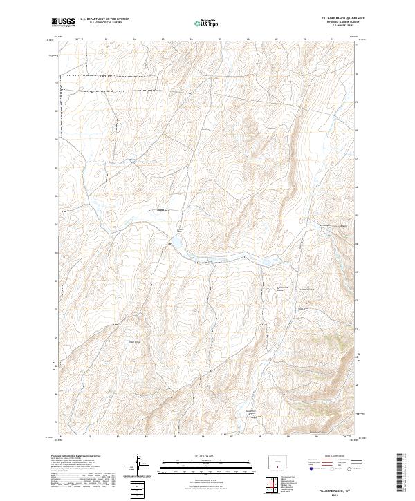 Fillmore Ranch 2021 topographic map thumbnail