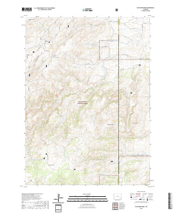 Fletcher Park topographic map thumbnail
