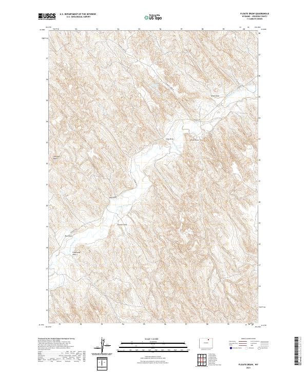 Floate Draw 2021 topographic map thumbnail