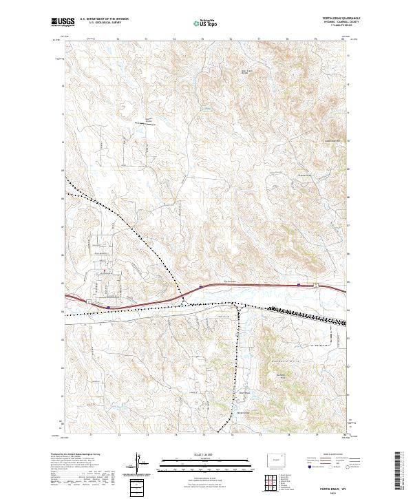 Fortin Draw topographic map thumbnail