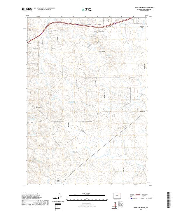 Four Bar J Ranch topographic map thumbnail