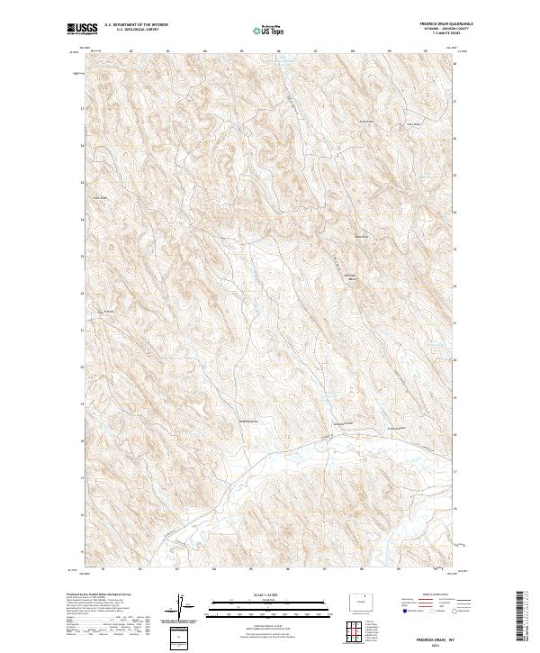 Fredrick Draw 2021 topographic map thumbnail
