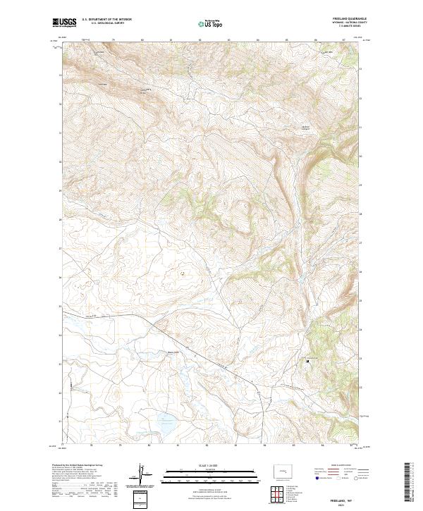Freeland 2021 topographic map thumbnail