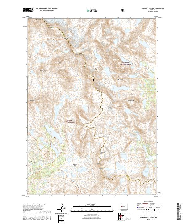 Fremont Peak South topographic map thumbnail
