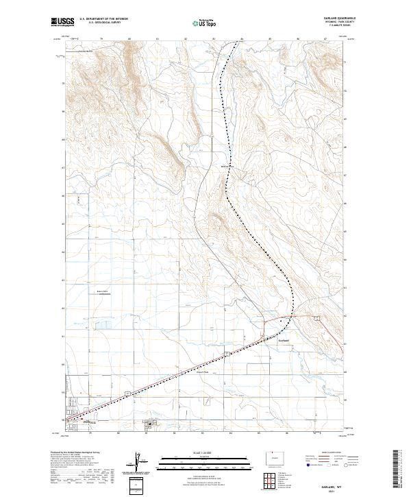 Garland topographic map thumbnail