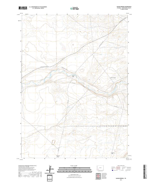 Gasson Bridge topographic map thumbnail