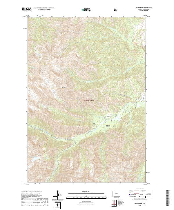 Geers Point 2021 topographic map thumbnail