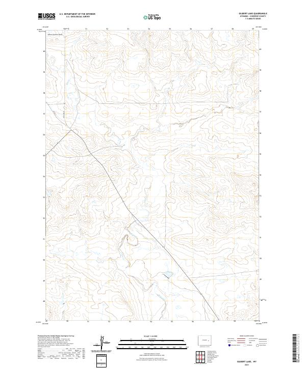 Gilbert Lake topographic map thumbnail