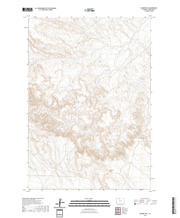 Gilmore Hill topographic map thumbnail