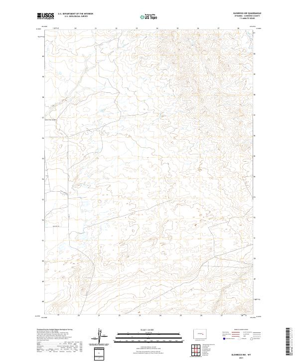 Glenrock NW topographic map thumbnail