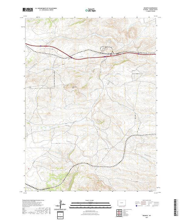 Granite topographic map thumbnail