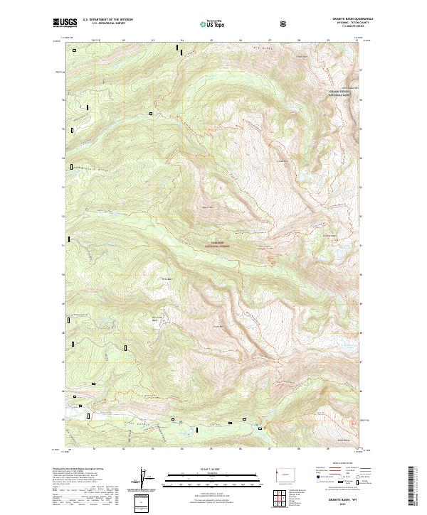 Granite Basin topographic map thumbnail