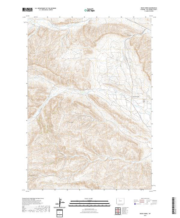 Grass Creek topographic map thumbnail