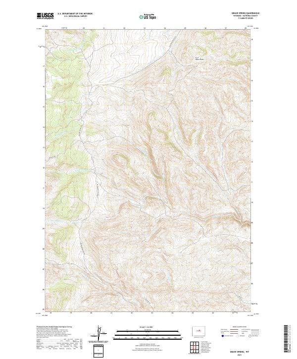 Grave Spring topographic map thumbnail