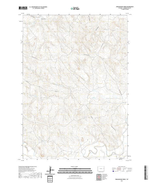 Greasewood Creek topographic map thumbnail