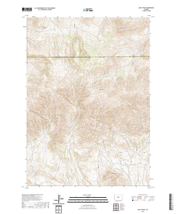 Guffy Peak topographic map thumbnail