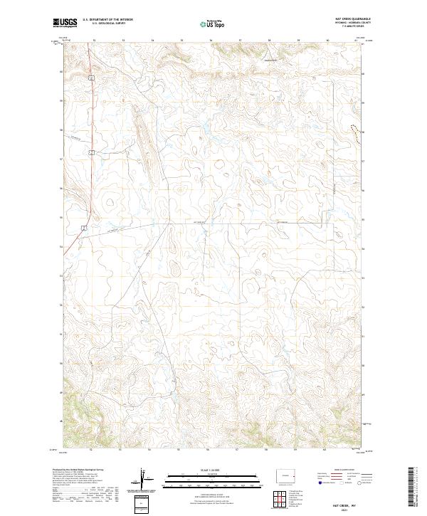 Hat Creek 2021 topographic map thumbnail