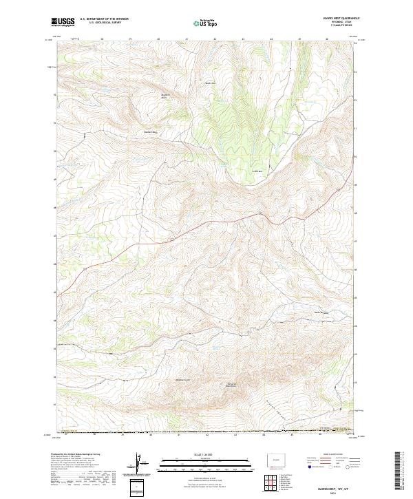 Hawks Nest 2021 topographic map thumbnail