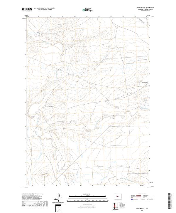Haybarn Hill topographic map thumbnail