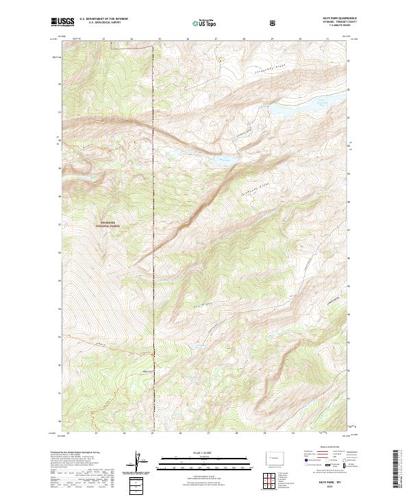 Hays Park topographic map thumbnail