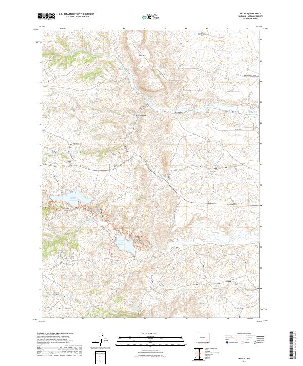 Hecla topographic map thumbnail