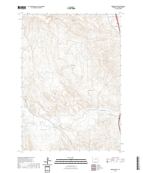 Hibbard Draw 2021 topographic map thumbnail