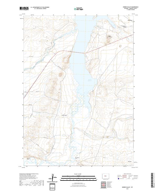 Hidden Valley topographic map thumbnail
