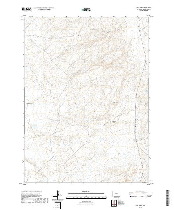 High Point topographic map thumbnail