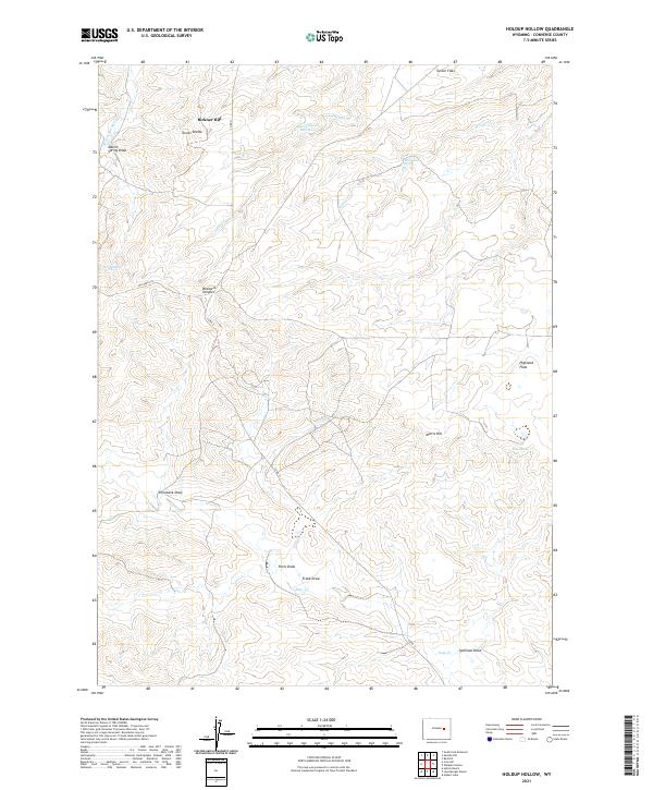 Holdup Hollow topographic map thumbnail