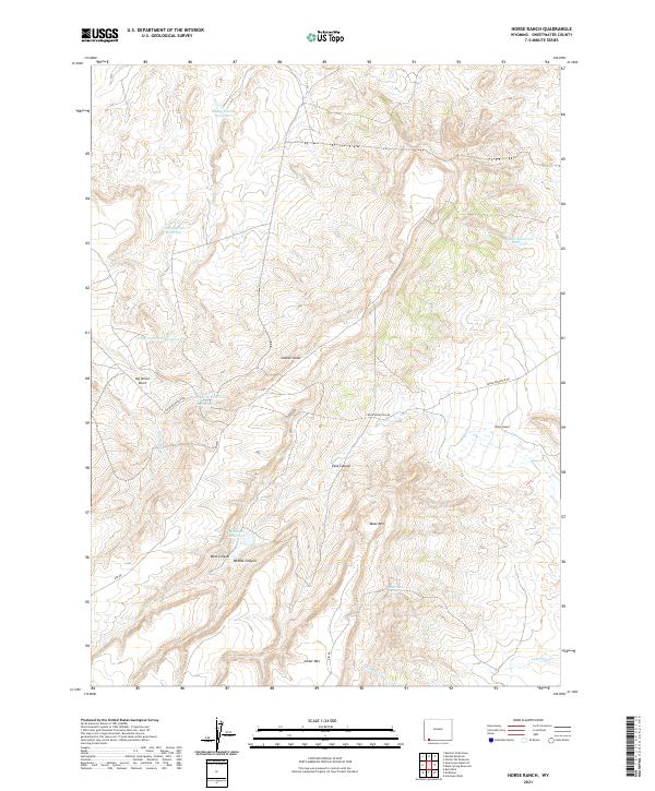 Horse Ranch topographic map thumbnail