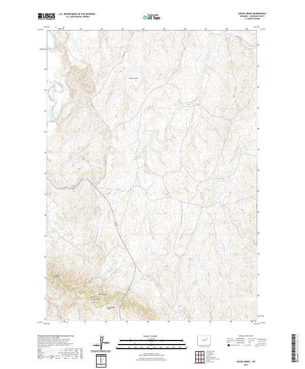 House Creek topographic map thumbnail