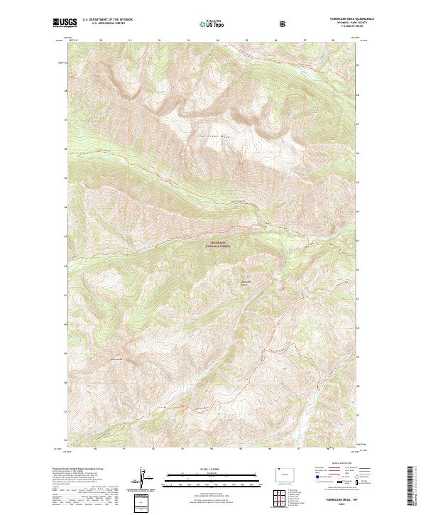 Hurricane Mesa topographic map thumbnail