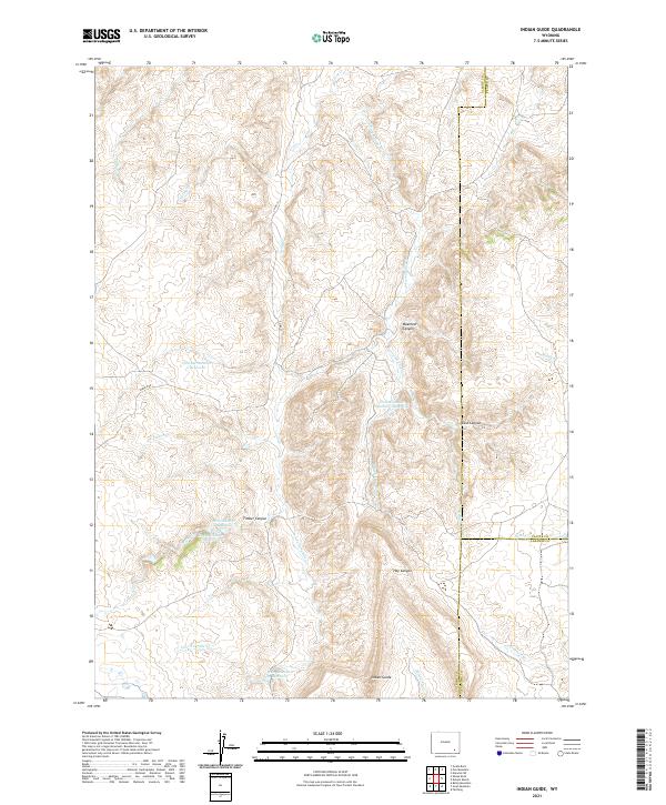 Indian Guide 2021 topographic map thumbnail