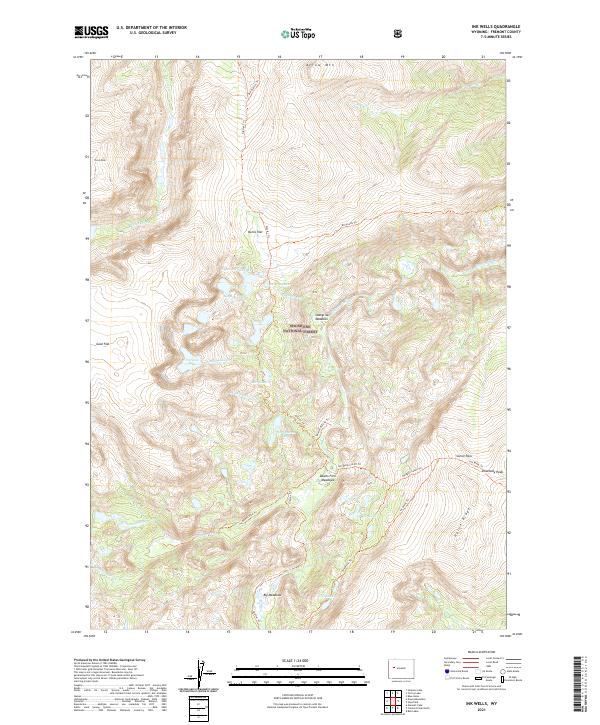 Ink Wells 2021 topographic map thumbnail