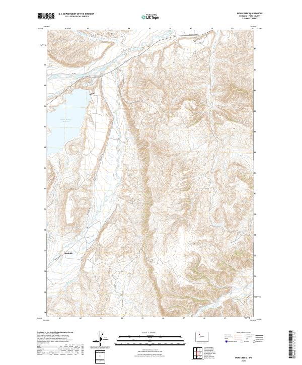 Iron Creek topographic map thumbnail