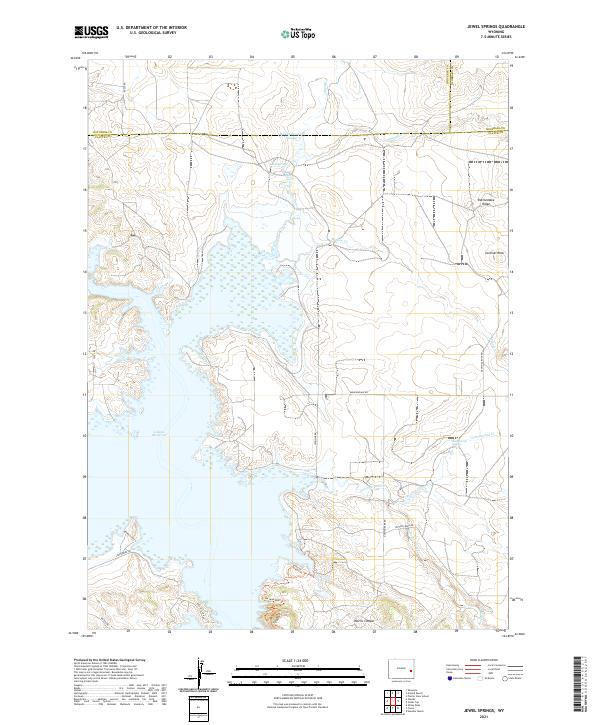 Jewel Springs topographic map thumbnail