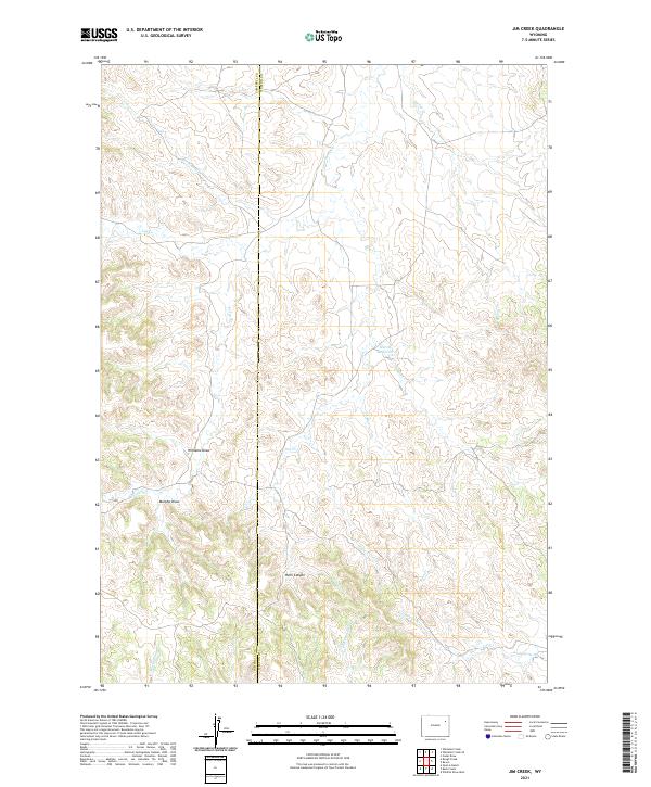 Jim Creek 2021 topographic map thumbnail