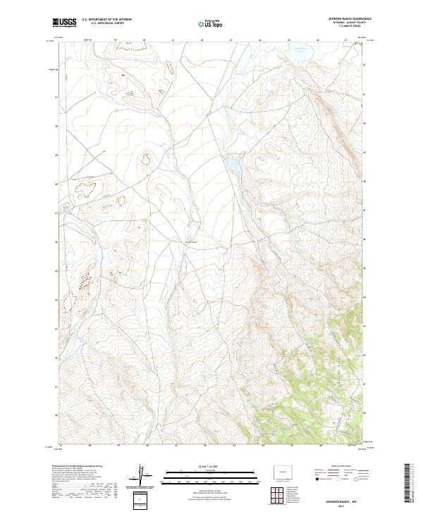 Johnson Ranch topographic map thumbnail
